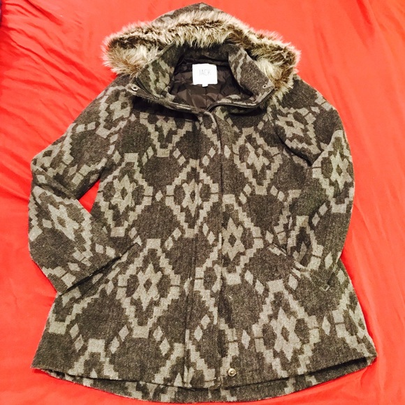 Jack by BB Dakota Faux Fur-Trimmed Peacoat - Picture 5 of 6